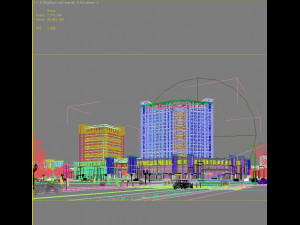 city shopping mall 18 3D Model