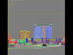 city shopping mall 18 3D Model