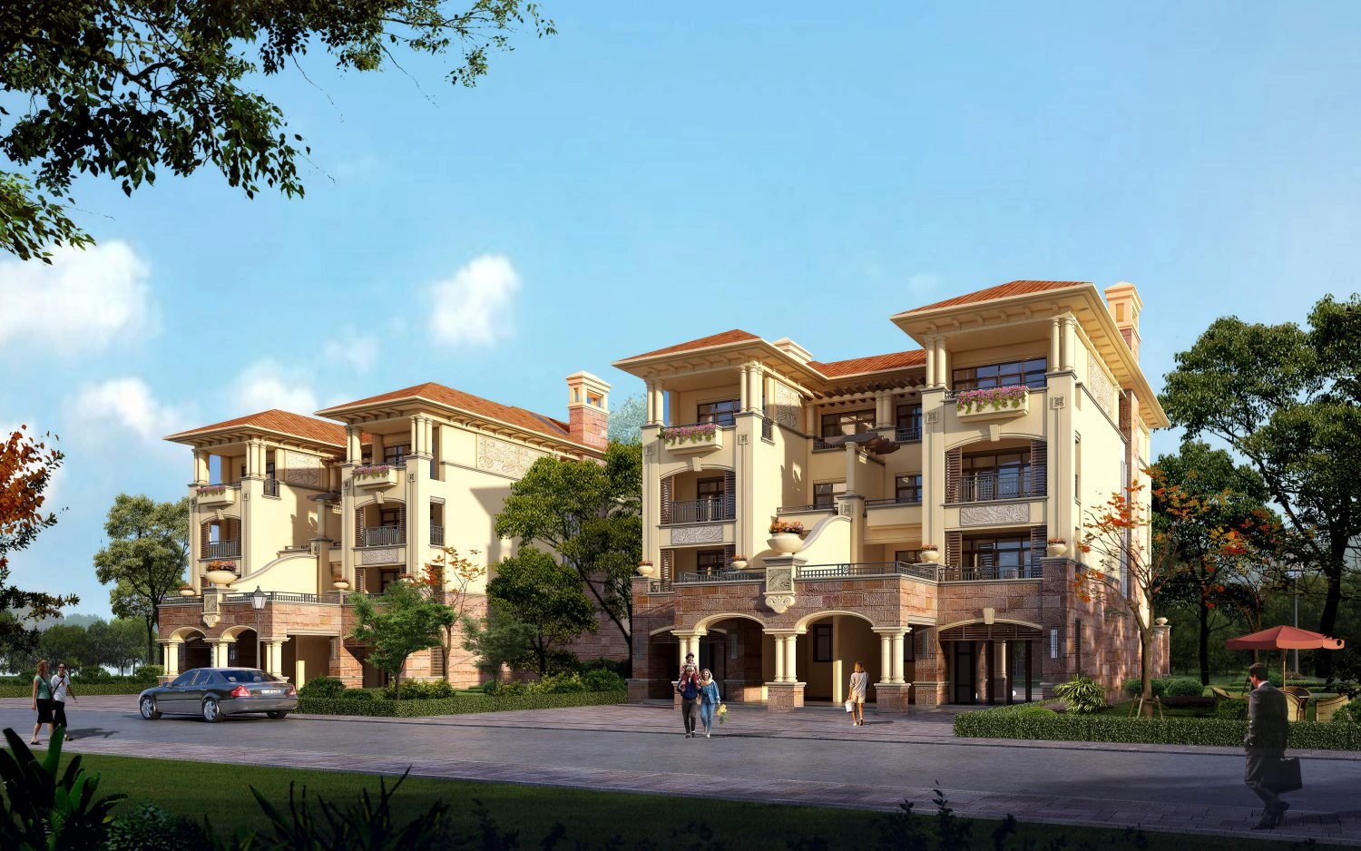 villa 022 3D Model .c4d .max .obj .3ds .fbx .stl .blend