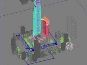 skyscraper 026 Model 3D