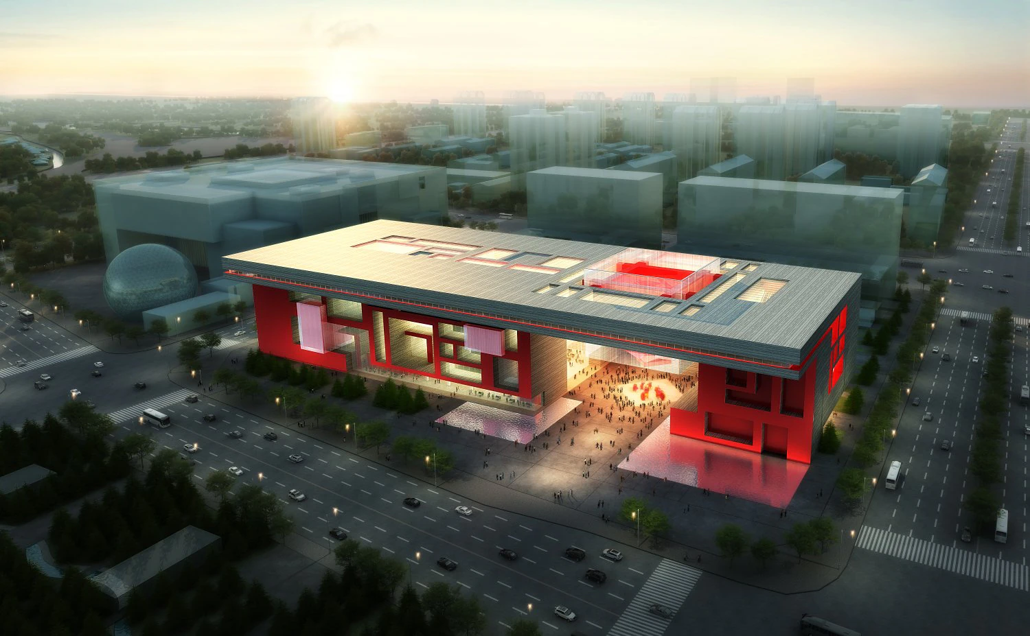 博物馆059 3D 模型 .c4d .max .obj .3ds .fbx .stl .blend 