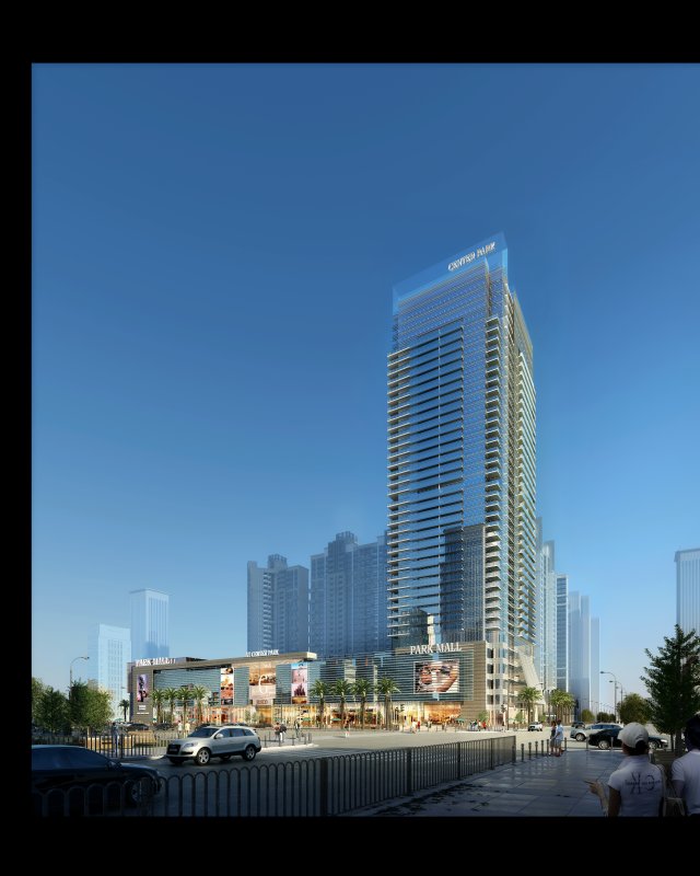 skyscraper 074 3D Model .c4d .max .obj .3ds .fbx .stl .blend 