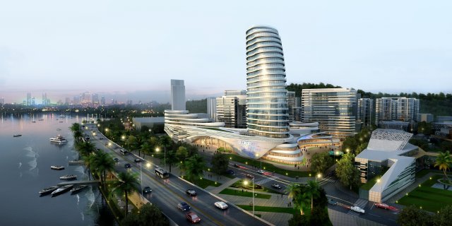 skyscraper 080 Model 3D .c4d .max .obj .3ds .fbx .stl .blend 