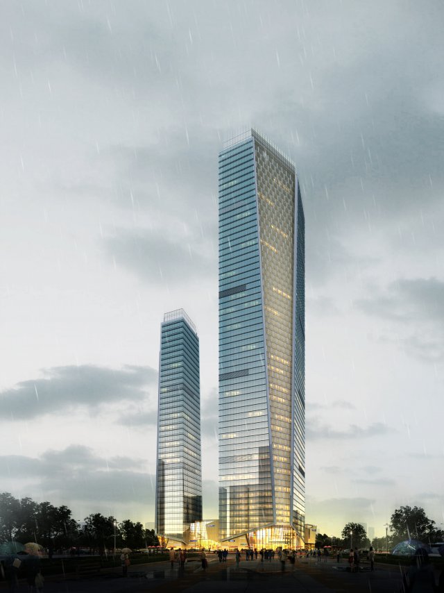 skyscraper 081 Modèle 3D .c4d .max .obj .3ds .fbx .stl .blend 