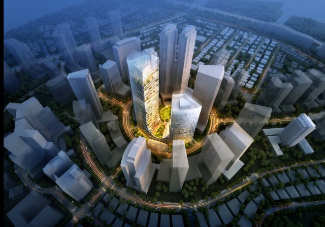 skyscraper 086 Modèle 3D .c4d .max .obj .3ds .fbx .stl .blend 