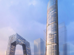 skyscraper 087 china cctv building Model 3D