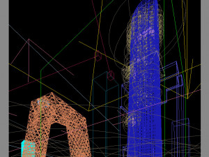 skyscraper 087 china cctv building 3D-Modell