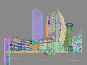 office building 93 Modèle 3D