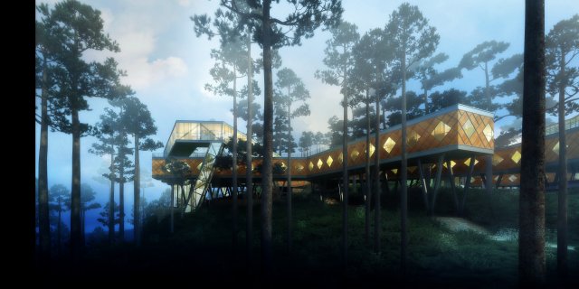 hotel 098 Modello 3D .c4d .max .obj .3ds .fbx .stl .blend 