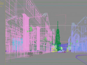 street 099 Modello 3D