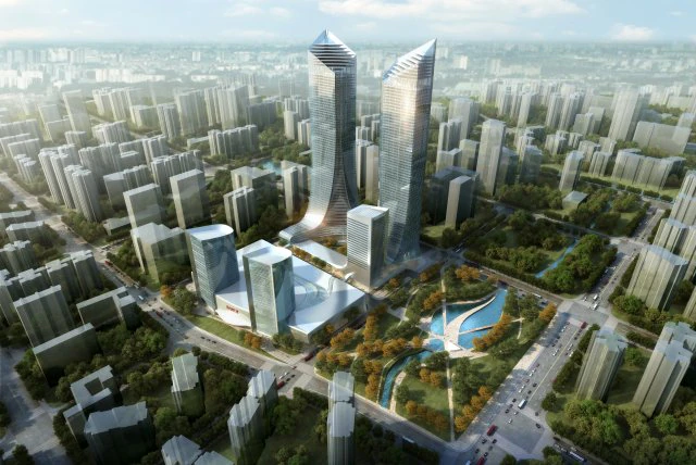 skyscraper 100 3D Model .c4d .max .obj .3ds .fbx .stl .blend