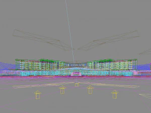 hotel 105 3D Model