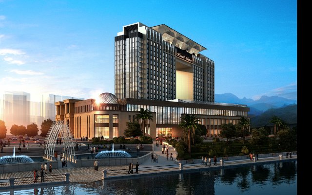 hotel 114 3D 모델 .c4d .max .obj .3ds .fbx .stl .blend 