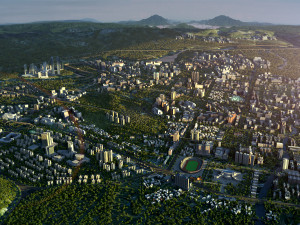 city big cityscape 001 Model 3D