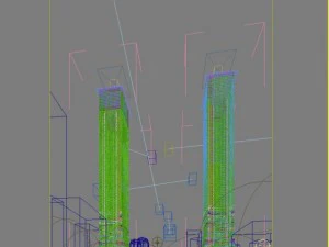skyscraper towers 005 3D Model