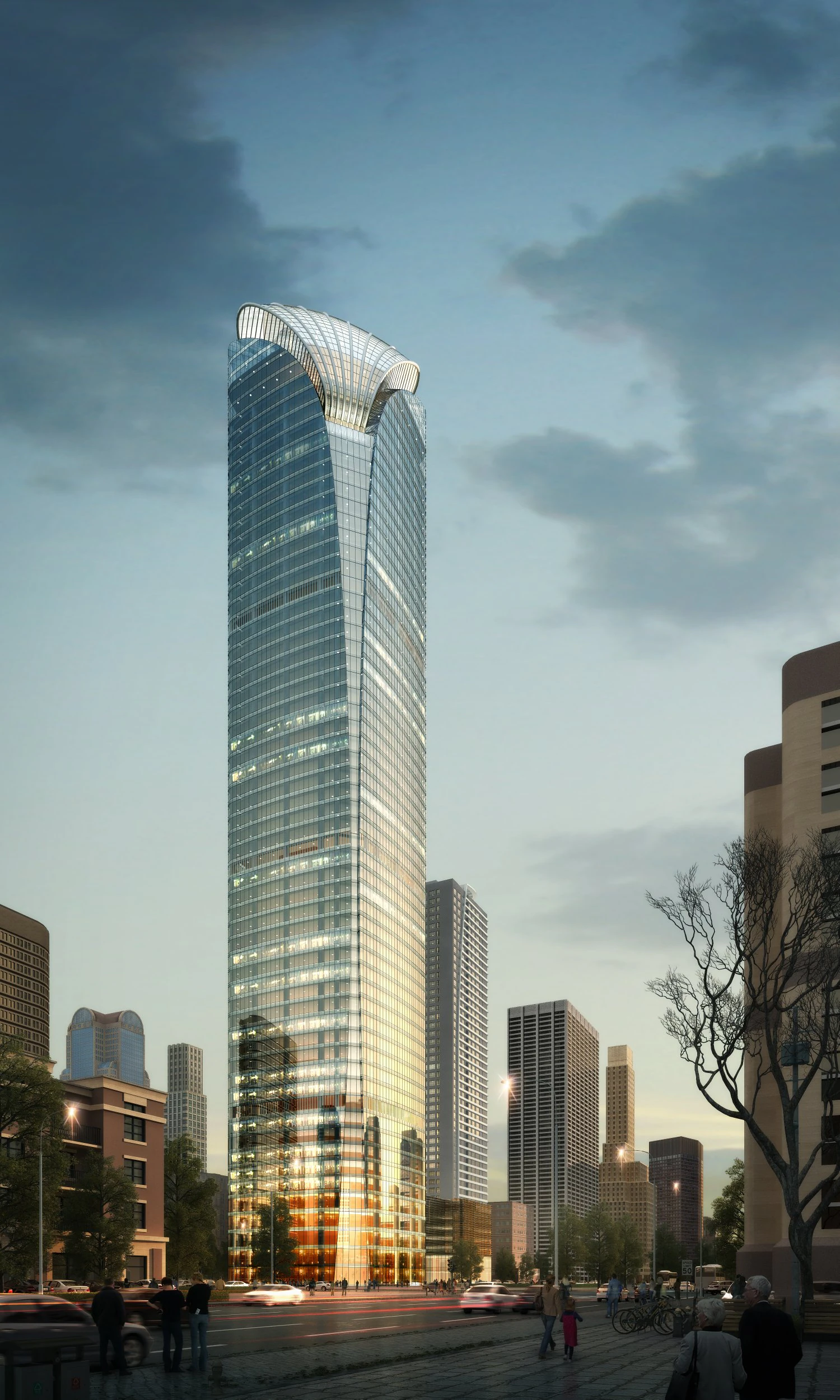 city building 009 3D Model .c4d .max .obj .3ds .fbx .stl .blend 