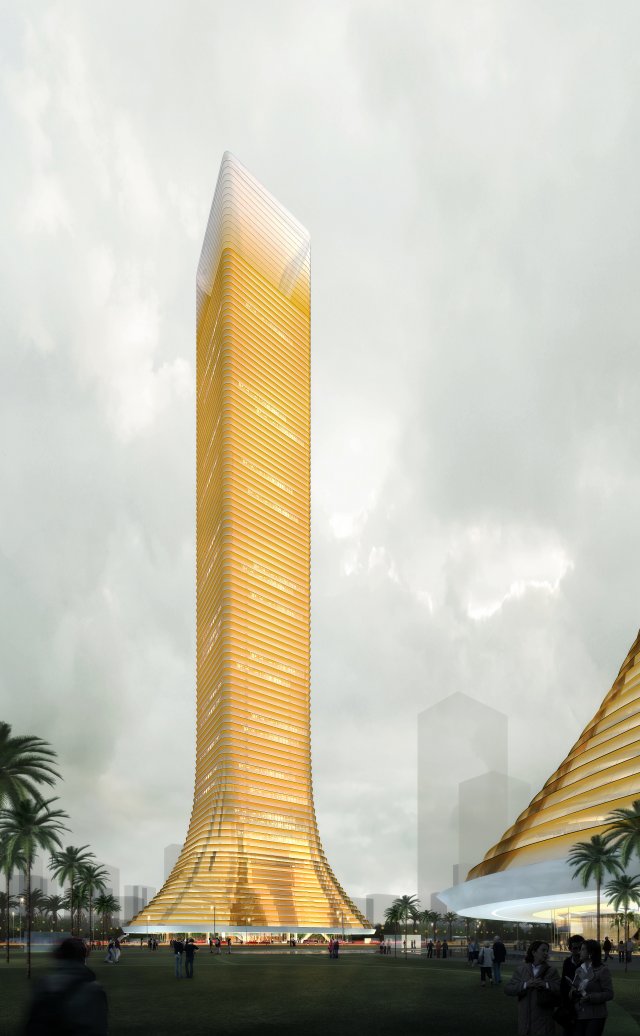 tower building 010 Model 3D .c4d .max .obj .3ds .fbx .stl .blend 