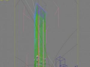 tower building 010 Model 3D