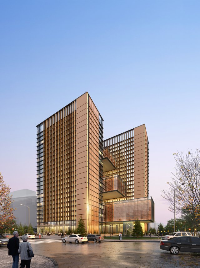 city building 011 3D Model .c4d .max .obj .3ds .fbx .stl .blend 