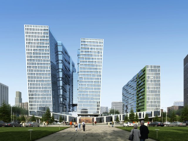 city building 014 3Dモデル .c4d .max .obj .3ds .fbx .stl .blend 