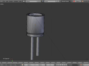 capacitor 3D Model