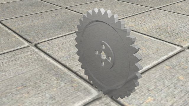 gear 3D Model .c4d .max .obj .3ds .fbx .stl .blend 