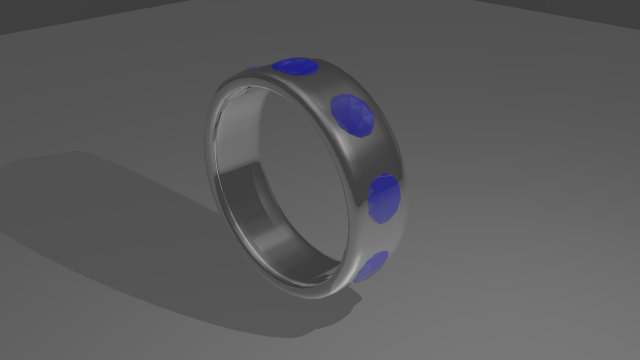 ring of platinum 3ds 3D Model .c4d .max .obj .3ds .fbx .stl .blend