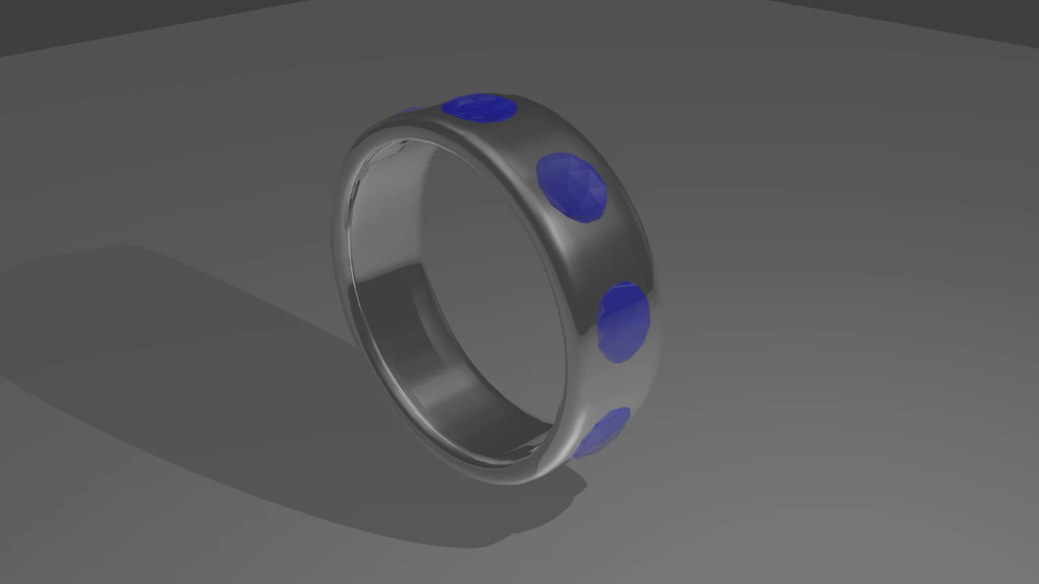 ring of platinum 3ds 3D Model .c4d .max .obj .3ds .fbx .stl .blend 