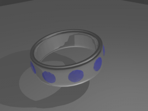 ring of platinum 3ds 3D Model