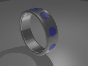 ring of platinum 3ds 3D Model