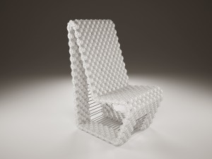 cork chair 3D 模型