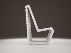 cork chair 3D 模型