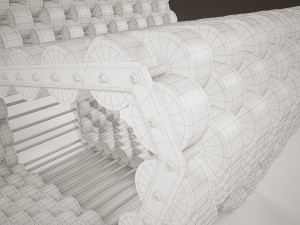 cork chair 3D 模型