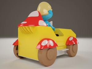 the smurf toy 3D Модель