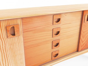 wall desk 3D Model
