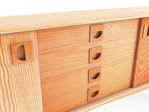wall desk 3D Model
