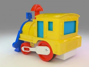 toy train oyuncak tren 3D Model
