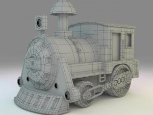 toy train oyuncak tren 3D Model