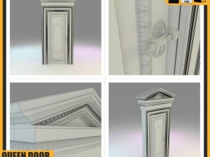 queen door 3D Model