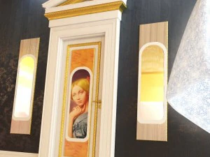 queen door 3D Model