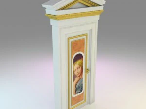 queen door 3D Model