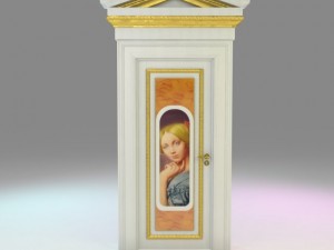 queen door 3D 모델