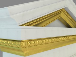 queen door 3D 모델
