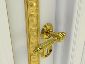 queen door 3D 모델
