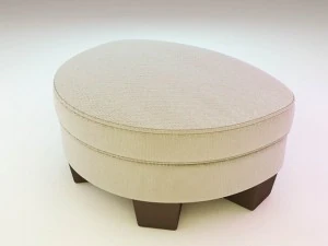 ikea footstools and pouffes  5 in 1 3D Model