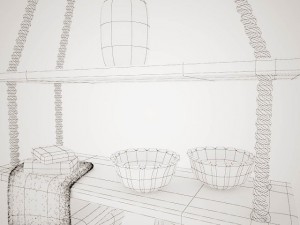 rope shelf 3Dモデル