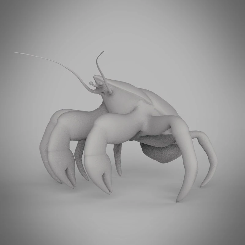 coconut crab 3D Model .c4d .max .obj .3ds .fbx .stl .blend 