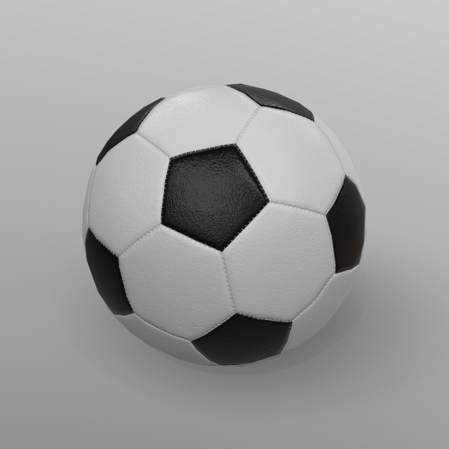 football Modèle 3D .c4d .max .obj .3ds .fbx .stl .blend 