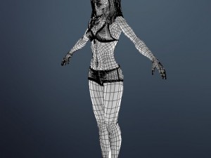 sexy girl shuzi 3D Model
