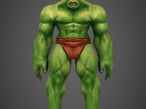 male orc uram Modelo 3D